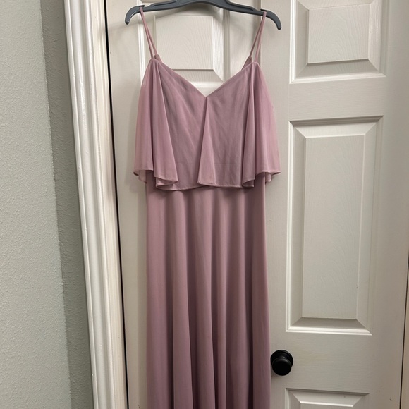 Azazie Dusty Mauve “Britta” floor length Gown - Picture 1 of 4